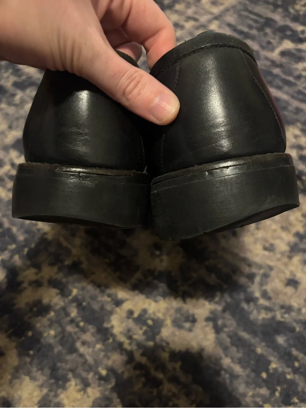 Gucci Black Leather Horsebit Loafers